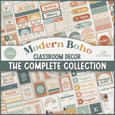 Modern Boho Classroom Decor Complete Collection Bundle