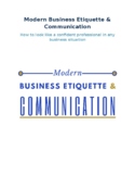Modern Business Etiquette and Communication