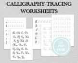 Modern Calligraphy Practice Sheets, Handlettering worksheets