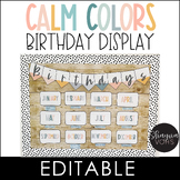 Birthday Bulletin Board | Birthday Display Editable | Mode