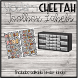 Modern Cheetah Toolbox Labels