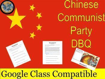 Preview of Modern China DBQ: Chinese Communist Party