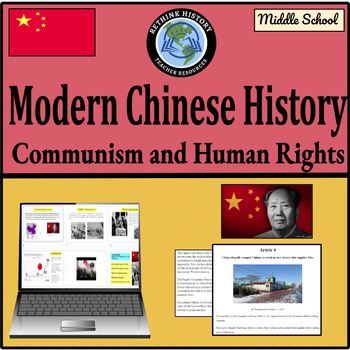 Preview of Modern China | World History | Communism and Human Rights Slides and Activities