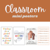 Modern Classroom Mini Posters | Modern Equality Posters | 