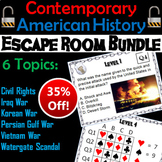 Modern US History Escape Rooms: Vietnam War, Watergate Sca