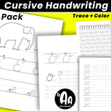 Modern Cursive Writing Pack / D'Nealian Handwriting Upper 