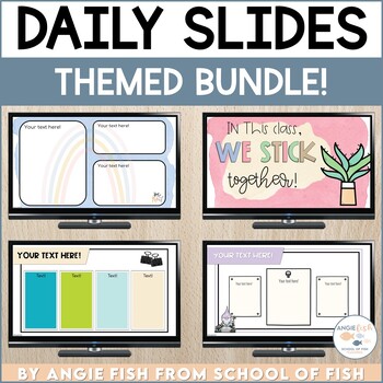 Preview of Daily Slides | Google Slides Templates Daily Agenda | Slides Template