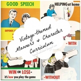 Modern-Day Manners Curriculum (Vintage-Themed)