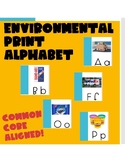 Modern Environmental Alphabet - Circle Time, Reading Cente