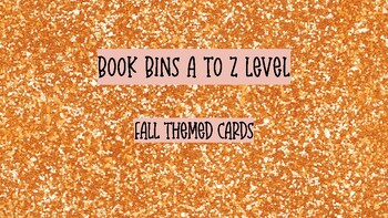 Preview of Modern Fall Classroom Decor Book Bin Labels