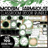 Modern Farmhouse Classroom Decor Bundle