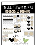 Modern Farmhouse Editable Boarders & Banners