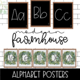 Modern Farmhouse FUN FONT | Tiles | Alphabet wall Poster f