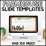 Modern Farmhouse Google Slides Template | Distance Learning