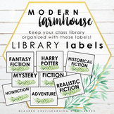 Modern Farmhouse Library Labels