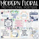Modern Floral Motivational Posters