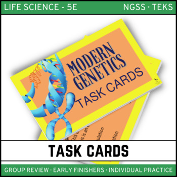 Preview of Modern Genetics - Life Science Task Cards
