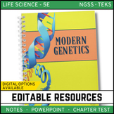 Modern Genetics Notes, PowerPoint and Test