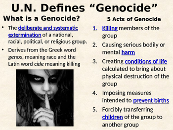 Preview of Modern Genocide Guided Notes