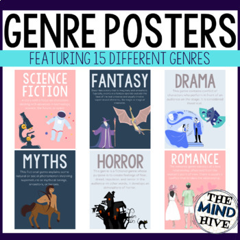 Modern Genre Posters by The Mind Hive | TPT