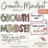 Modern Growth Mindset Display  | Australiana Classroom Dec