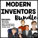 Modern Inventors Biography Reading Comprehension Bundle Te