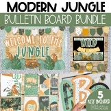 Modern Jungle Bulletin Board, Posters, A-Z Letters, and Do
