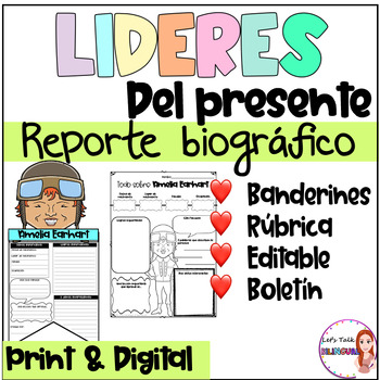 Preview of Modern Leaders Biography report in Spanish - Research templates