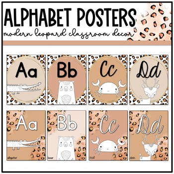 Modern Leopard Classroom Decor: Hand Signal