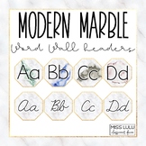 Modern Marble Word Wall Headers
