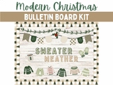Modern Merry Christmas - December Bulletin Board Kit      