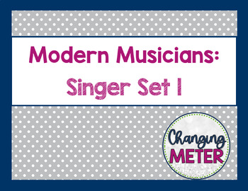 Preview of Modern Musicians: Singer Set 1