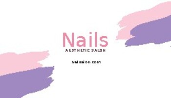 nail salon business cards