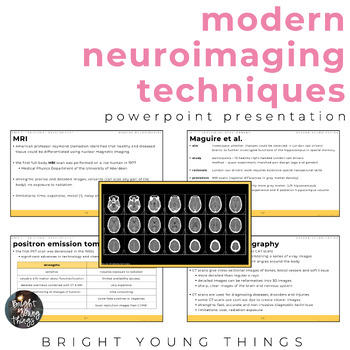 Preview of Modern Neuroimaging Techniques PowerPoint | EEG CT MRI fMRI PET