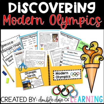 Preview of Modern Olympics Research unit with PowerPoint