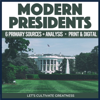 Preview of Modern Era US 1970s 1980s 1990s 2000 Presidents Primary Sources 7-Pack