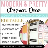 Modern & Pretty Classroom Decor