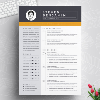 Preview of Modern Resume Template, Cover Letter