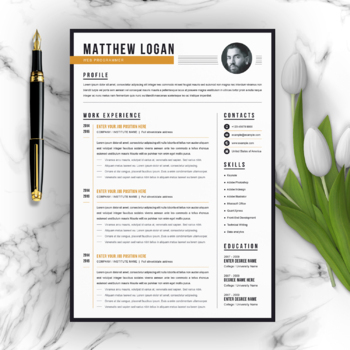 Preview of Modern Resume Template Cover Letter