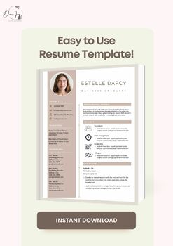 Preview of Modern Resume Template - Eye Catching Design
