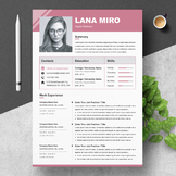 Modern Resume Template with Photo
