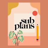 Modern Substitute Plans | 63 PAGES!