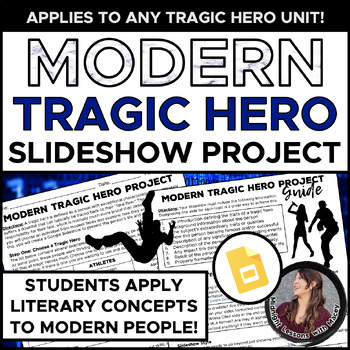 Preview of Modern Tragic Hero Slideshow Project (FOR ANY TRAGIC HERO UNIT!)