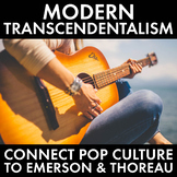 Transcendentalism, Project to Link Thoreau & Emerson to Modern Pop Culture, CCSS