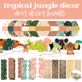 Modern Tropical Jungle Classroom Decor Bundle