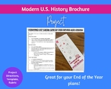 Modern U.S. History Brochure Project: No Prep Project