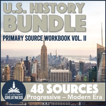 Preview of Modern US History Primary Source Analysis Activities Bundle | Print & Digital