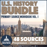 Modern US History Primary Source Analysis Activities Worksheets