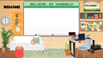 Preview of Modern Virtual Classroom Background