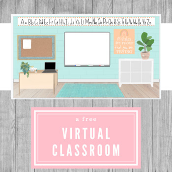 Preview of Modern Virtual Classroom | Bitmoji | Google Slides | Distance Learning